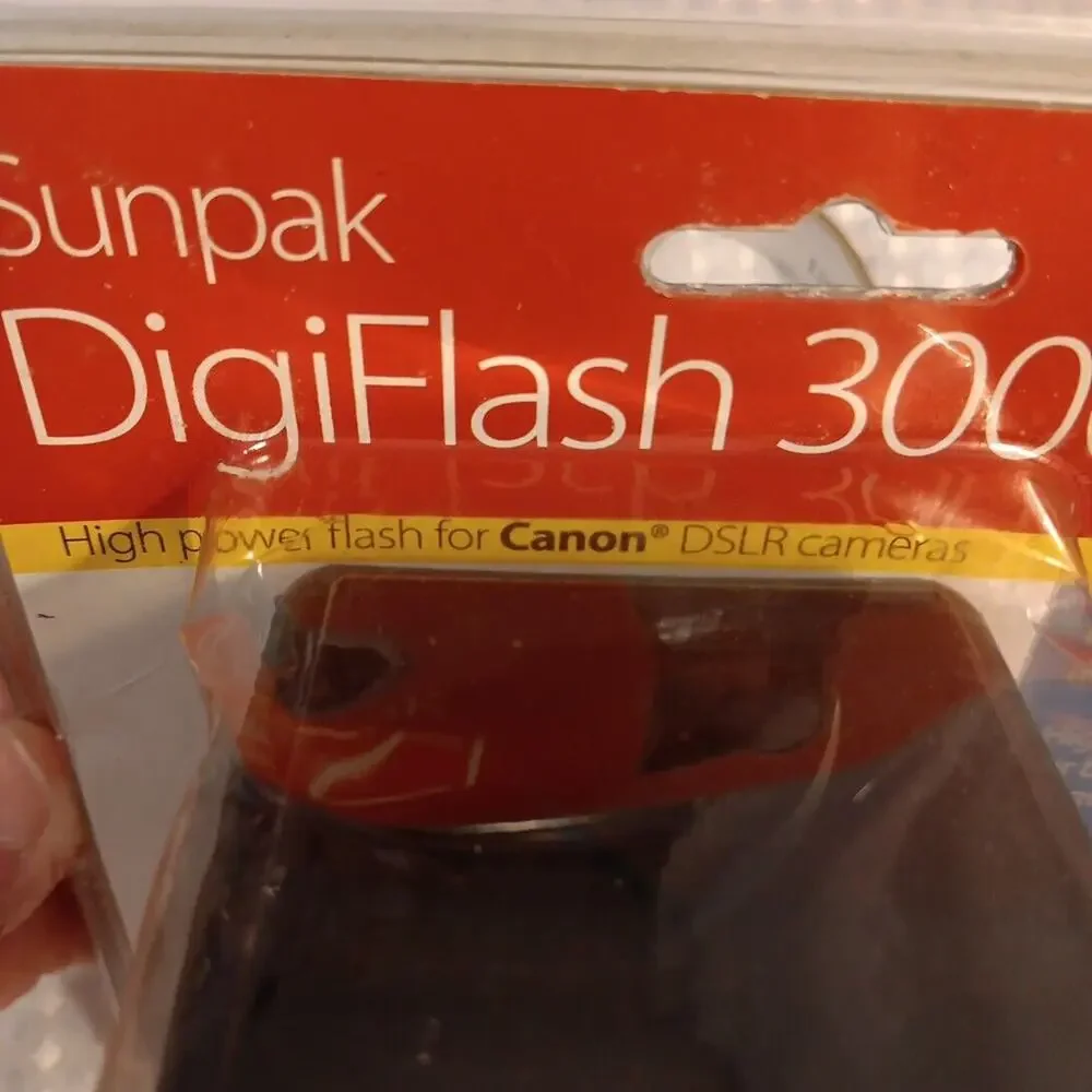 Sunpak DigiFlash‎ DF3000 High Power Flash for Canon DSLR Cameras TTL Compatible